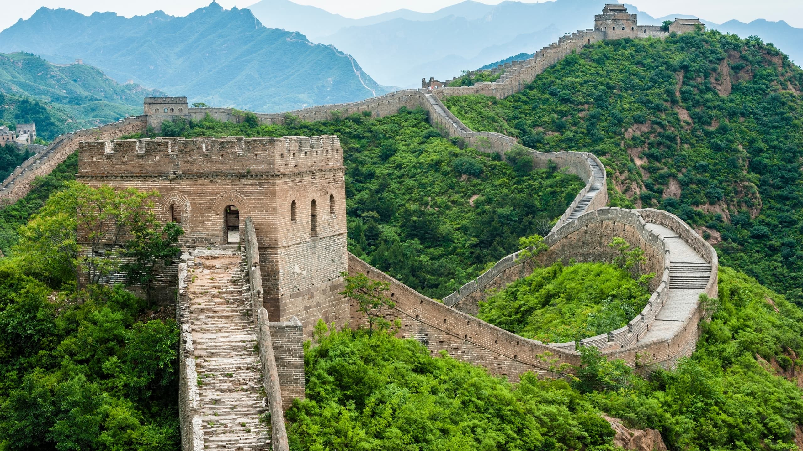 Great Wall Of China Multiple Paths