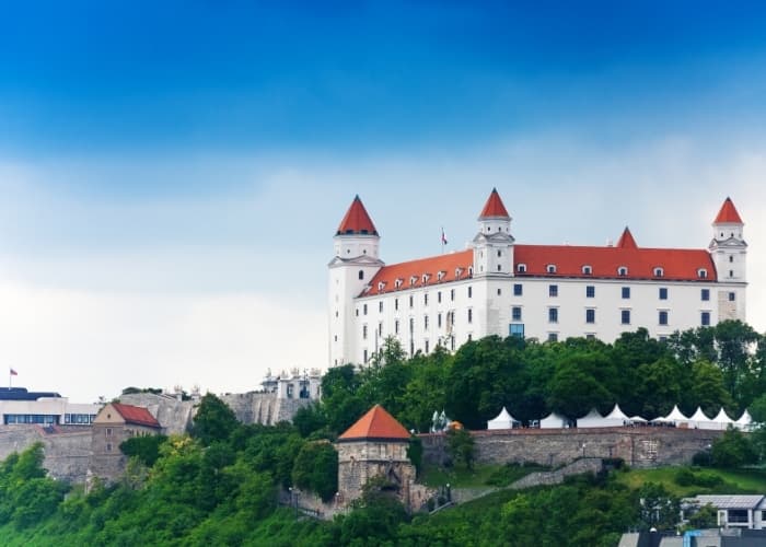 Bratislava close Castle View