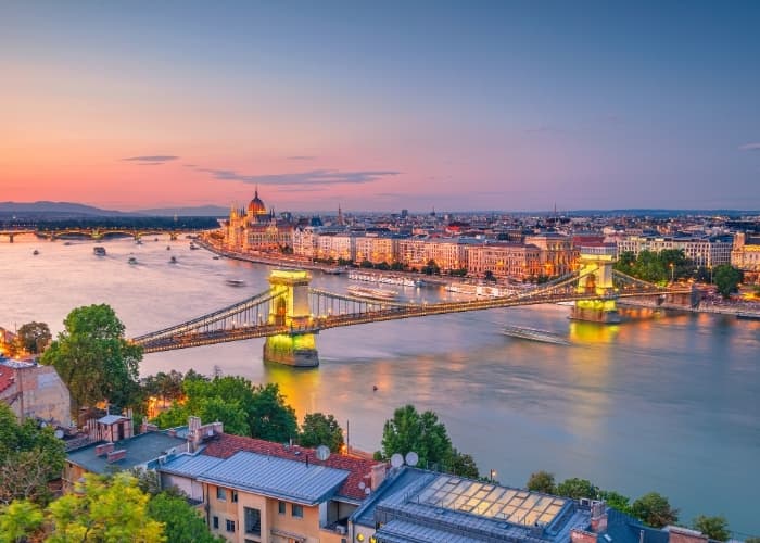 Budapest Dusk View