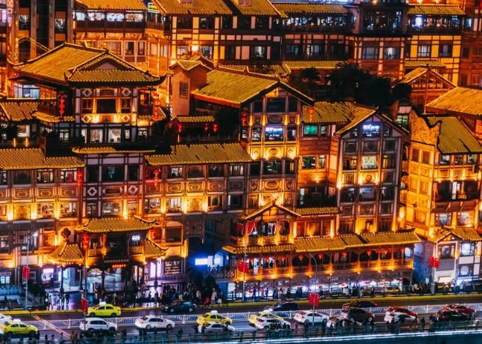Chongqing Nighttime Closeup