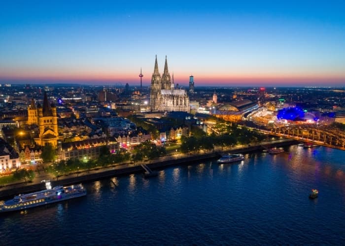 Cologne At Dusk
