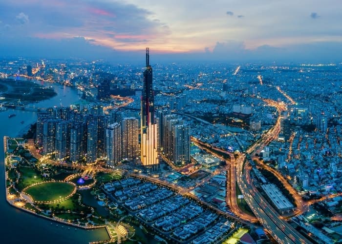 Ho Chi Minh Skyline Dusk