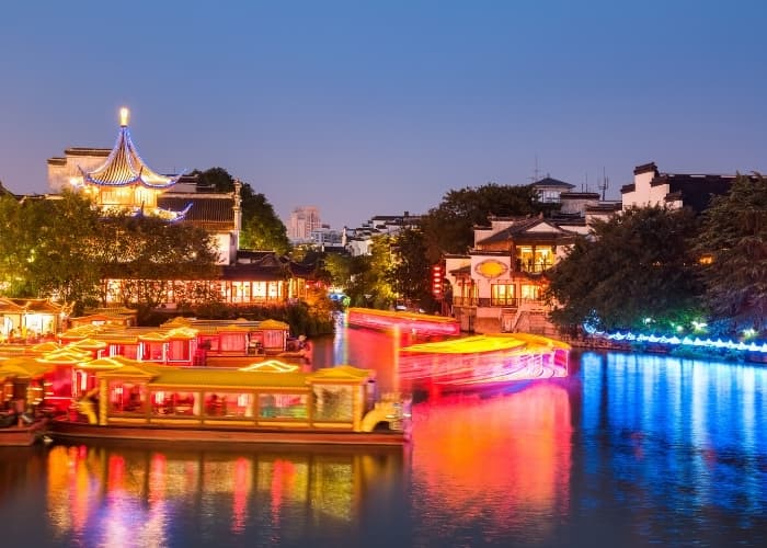 Nanjing Riverside Nighttime