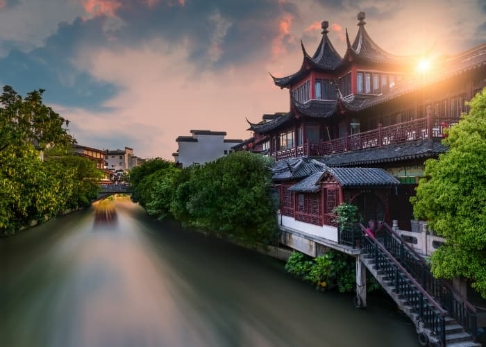 Nanjing Sunset River