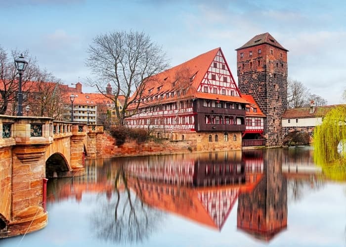 Nuremberg Town By Water