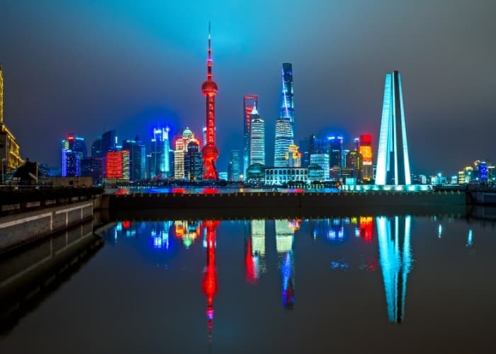 Shanghai Nighttime The Bund