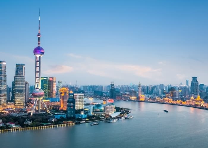 Shanghai Modern And Europe Skyline
