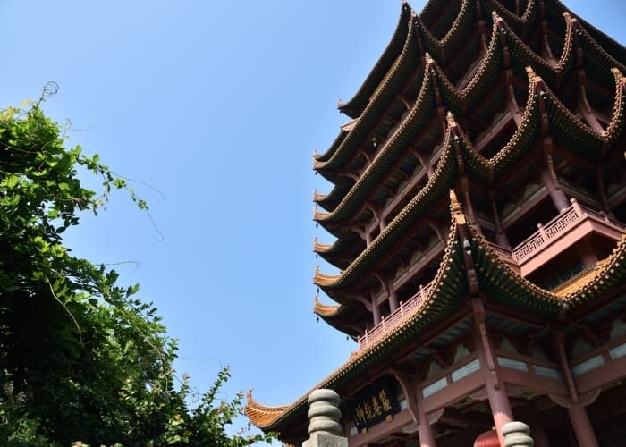 Wuhan Yellow Tower Bottom View