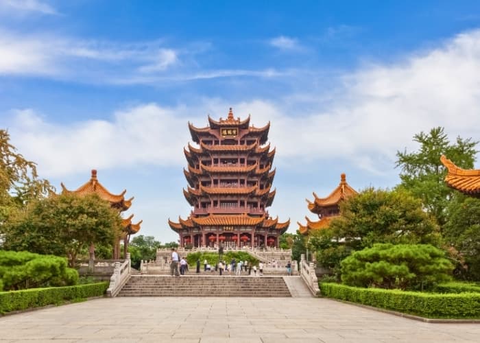 Yellow Crane Tower Wuhan Daytime