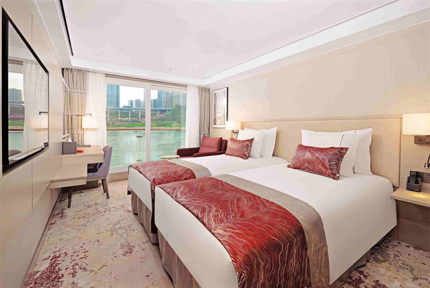 Deluxe Cabin Twin Beds