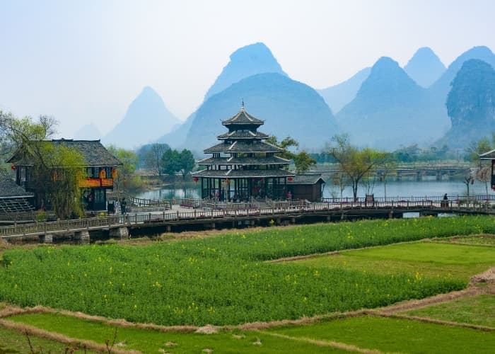 Guilin Temple View
