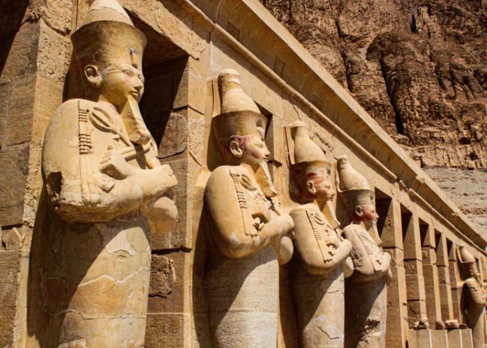 Queen Hatshepsut Temple Statues