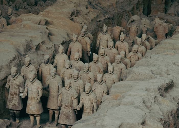 Terracotta Warriors Overhead View