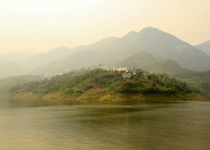Yangtze River Haze View