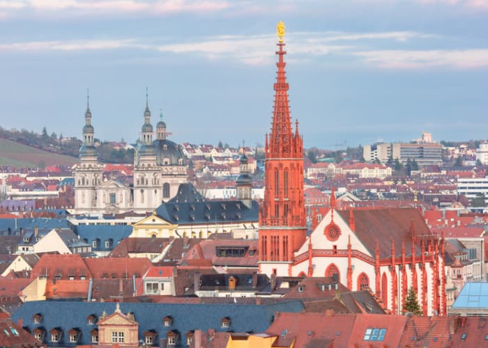 wurzburg city skyline