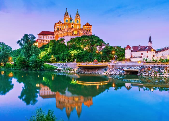 melk cathedral reflection