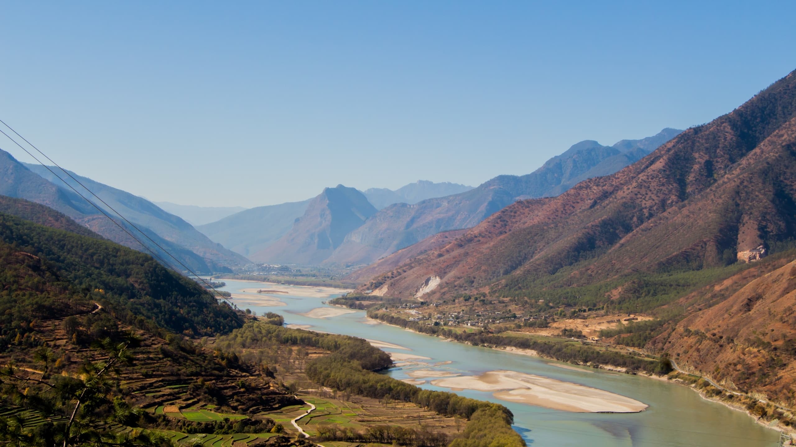 Yangtze River Daytime Mountains